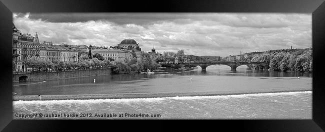 Charles Bridge, Prague Framed Print by rachael hardie