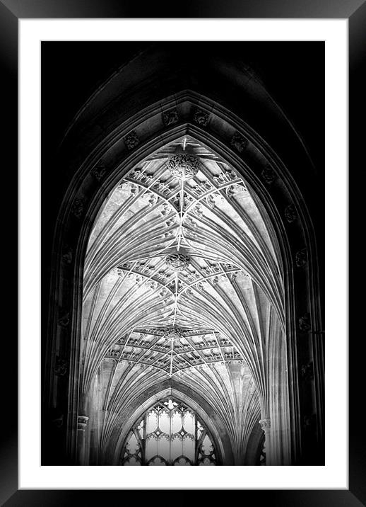 peterborough cathedral Framed Mounted Print by rachael hardie