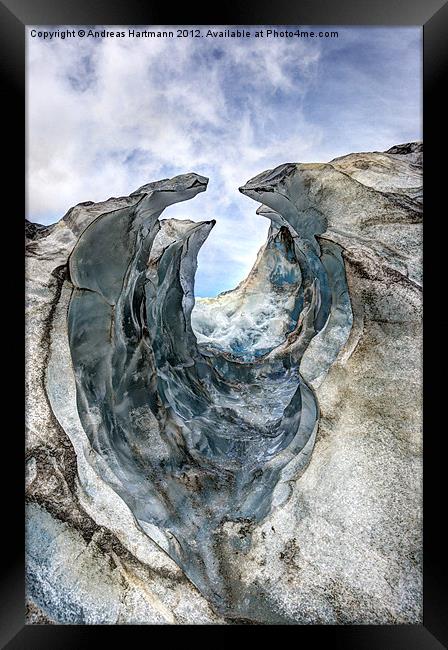 Franz-Josef Glacier Framed Print by Andreas Hartmann