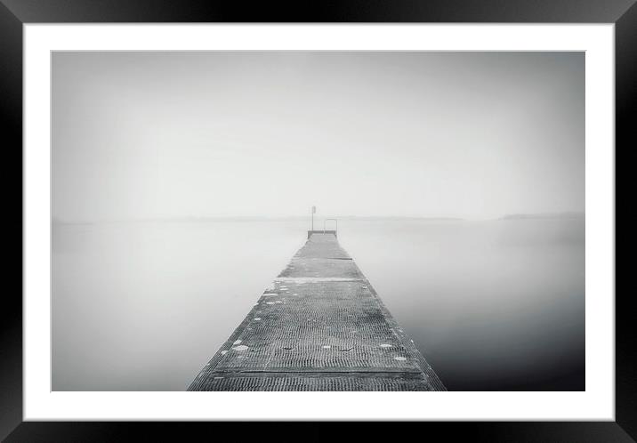 Into the mist Framed Mounted Print by Andreas Hartmann