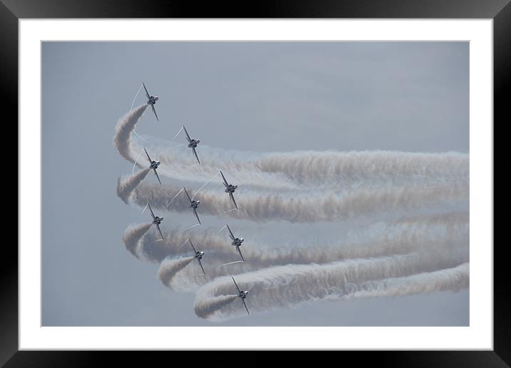 Red Arrows Framed Mounted Print by Andreas Hartmann