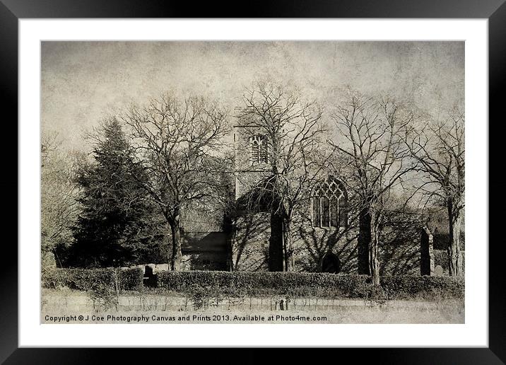 Edgefield Church Framed Mounted Print by Julie Coe