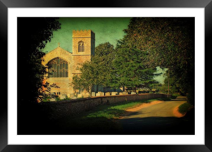Edgefield Church, Norfolk Framed Mounted Print by Julie Coe