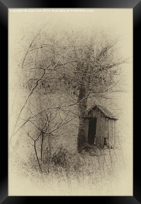 Small Hut Framed Print by Julie Coe