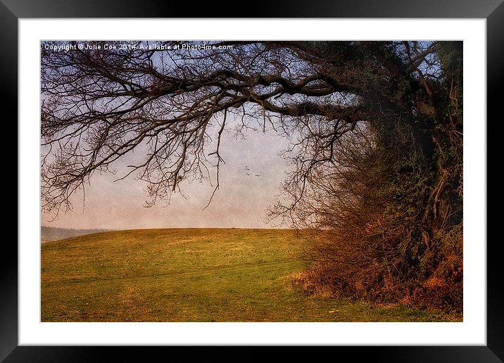 Edgefield to Hunworth Scenic Route Framed Mounted Print by Julie Coe