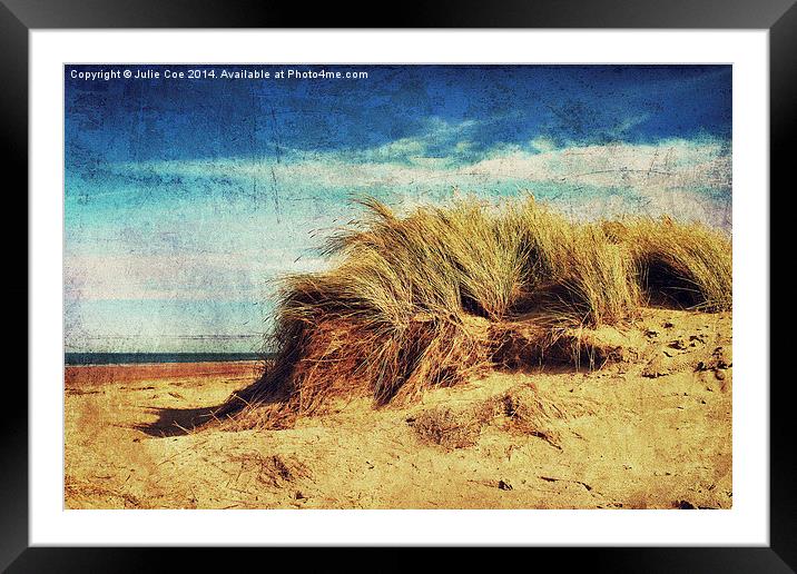 Holkham Dunes 3 Framed Mounted Print by Julie Coe