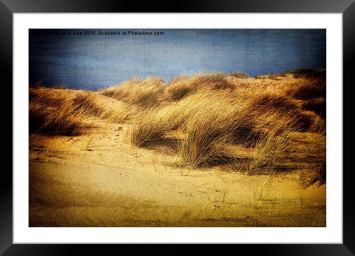 Holkham Dunes 9 Framed Mounted Print by Julie Coe