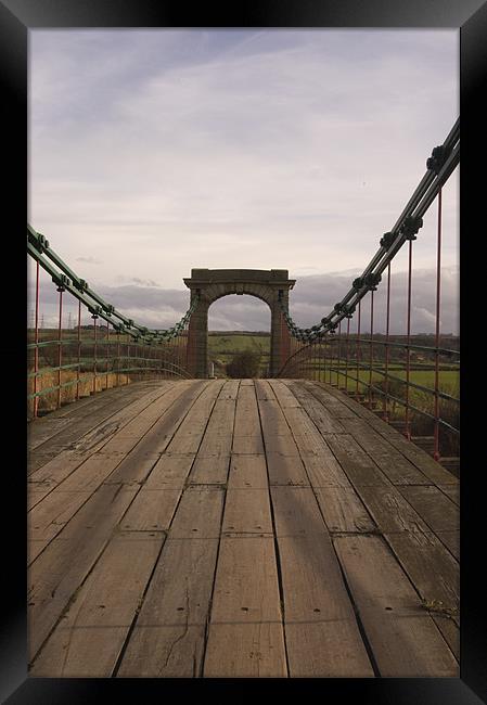 Quaint Bridge Framed Print by David Moate