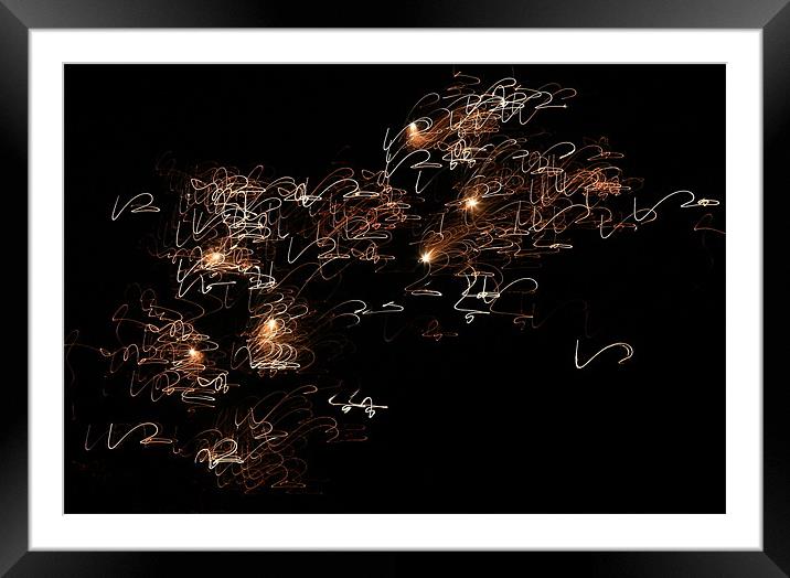 Sky Signatures Framed Mounted Print by Trevor White