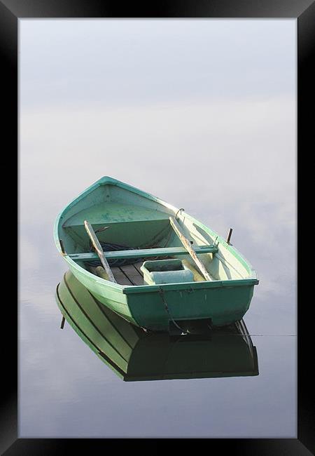 Boat on River Tay Framed Print by Andrew Beveridge