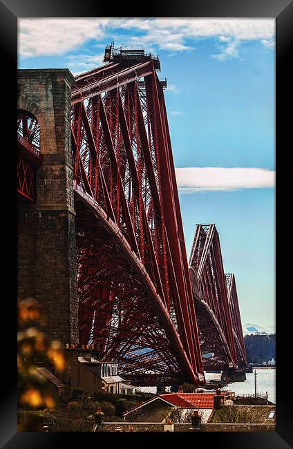  Forth Rail Bridge Framed Print by Andrew Beveridge