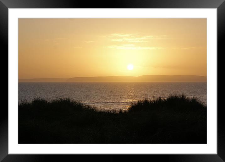 Sunset Over Bournemouth Framed Mounted Print by Steven Day