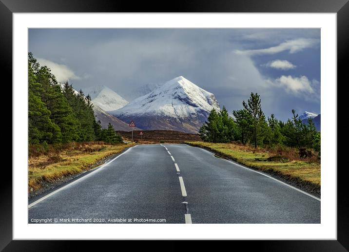 Skye Road Framed Mounted Print by Mark Pritchard