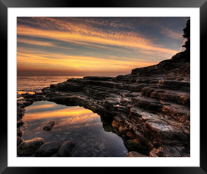 Window to the Sky Framed Mounted Print by Mark Pritchard