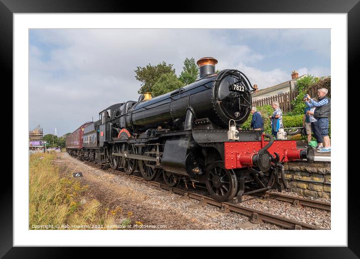 Foxcote Manor at Watchet Framed Mounted Print by Rob Hawkins