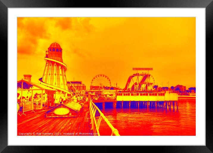 Clacton Surreal Framed Mounted Print by Rob Hawkins