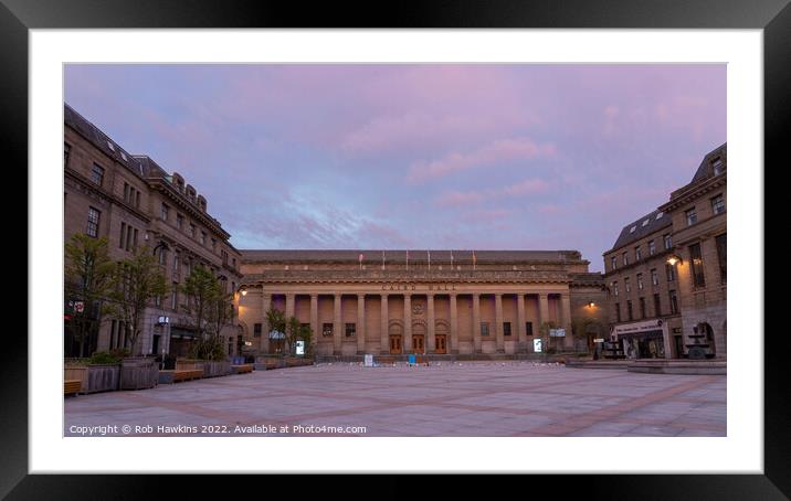 Dundee Caird Hall  Framed Mounted Print by Rob Hawkins