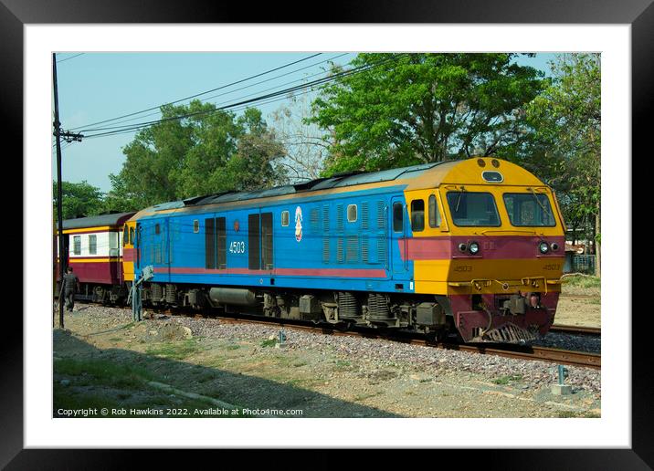 Chiang Mai Diesel Framed Mounted Print by Rob Hawkins