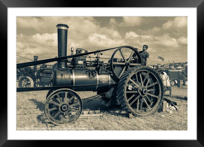 Marshall Traction Framed Mounted Print by Rob Hawkins