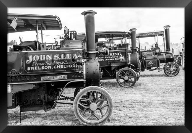 Steam Trio Framed Print by Rob Hawkins