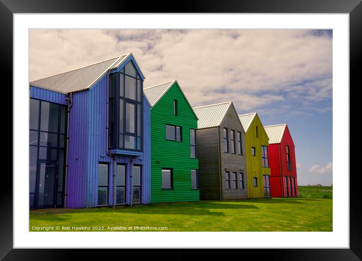 Homes of Colour Framed Mounted Print by Rob Hawkins