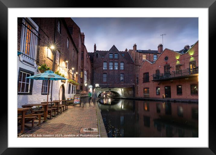 Gas St Tunnel Framed Mounted Print by Rob Hawkins