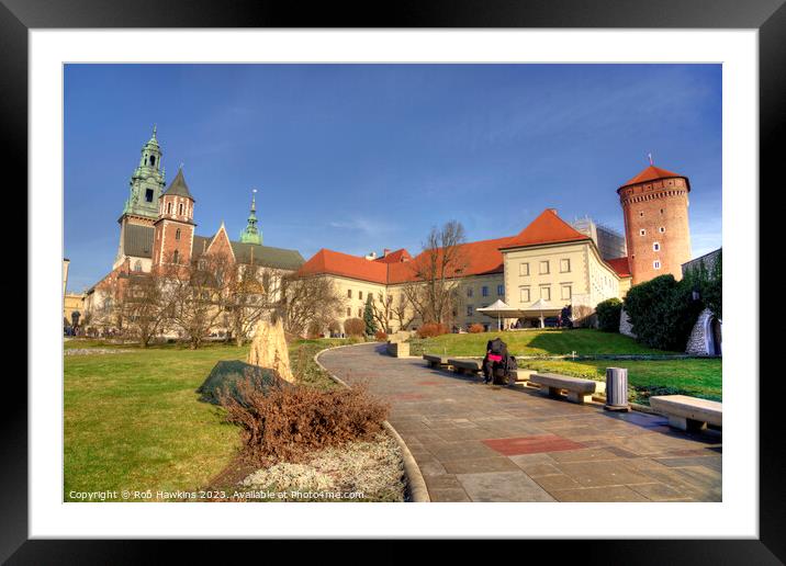 Krakow Cathedral Framed Mounted Print by Rob Hawkins