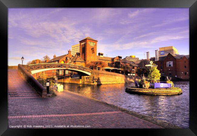 Birmingham Canal Junction Framed Print by Rob Hawkins