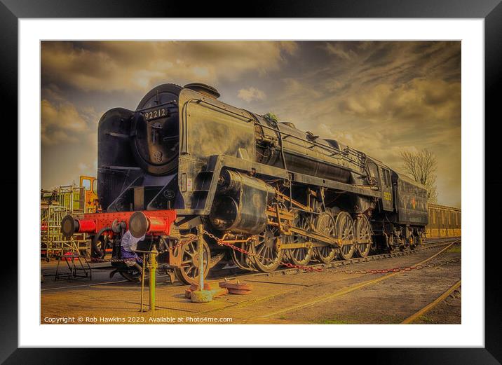 The Power of the 9F Framed Mounted Print by Rob Hawkins