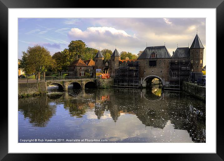 The Koppelpoort at Amersfoort Framed Mounted Print by Rob Hawkins