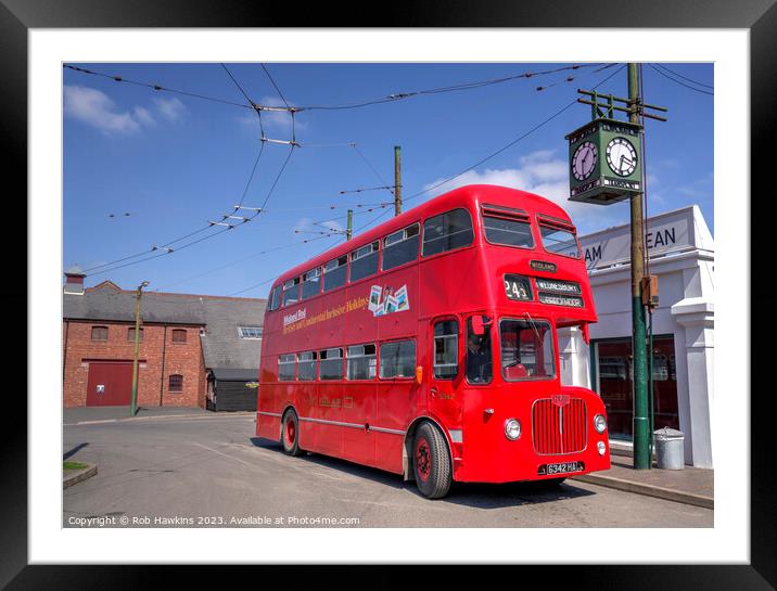 Trans bus Framed Mounted Print by Rob Hawkins