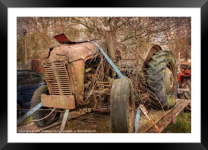 Barn Find 35X Framed Mounted Print by Rob Hawkins