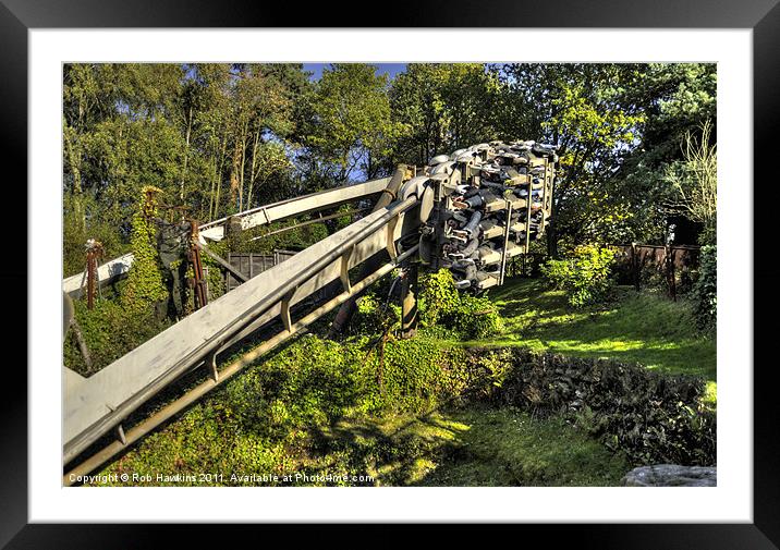 Nemesis in autumn Framed Mounted Print by Rob Hawkins