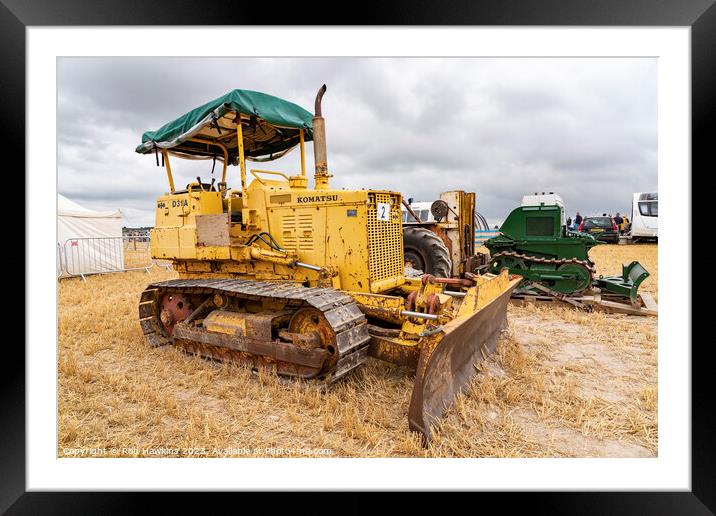 Dozer D31A Framed Mounted Print by Rob Hawkins