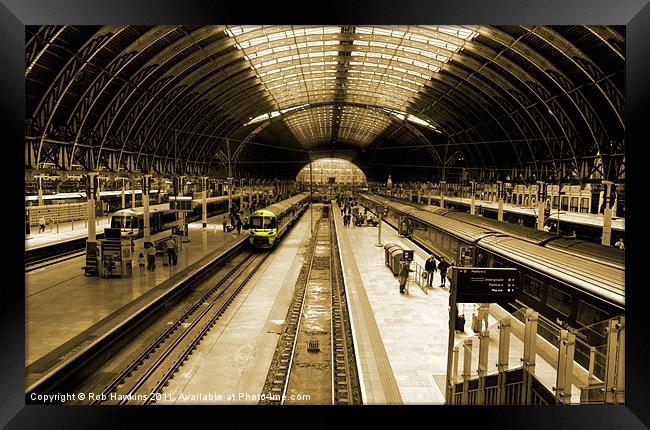 Paddington Station Framed Print by Rob Hawkins