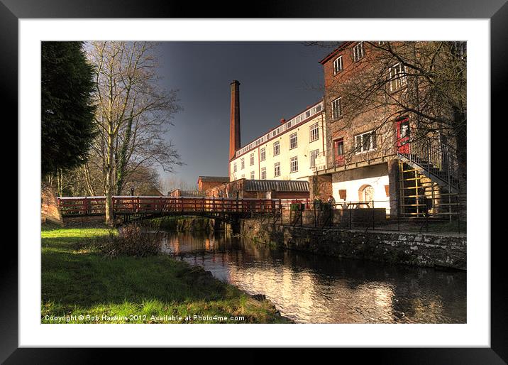 Coldharbour Mill Framed Mounted Print by Rob Hawkins
