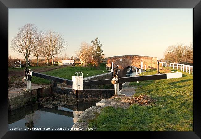 Maunsell Lock Framed Print by Rob Hawkins