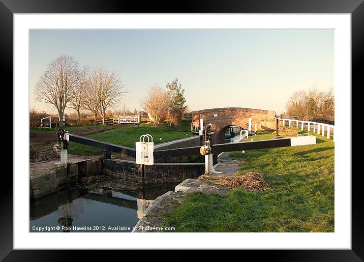 Maunsell Lock Framed Mounted Print by Rob Hawkins