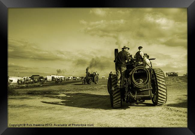 The Play Pen Framed Print by Rob Hawkins