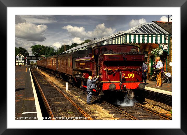 L99 at Sheringham Framed Mounted Print by Rob Hawkins