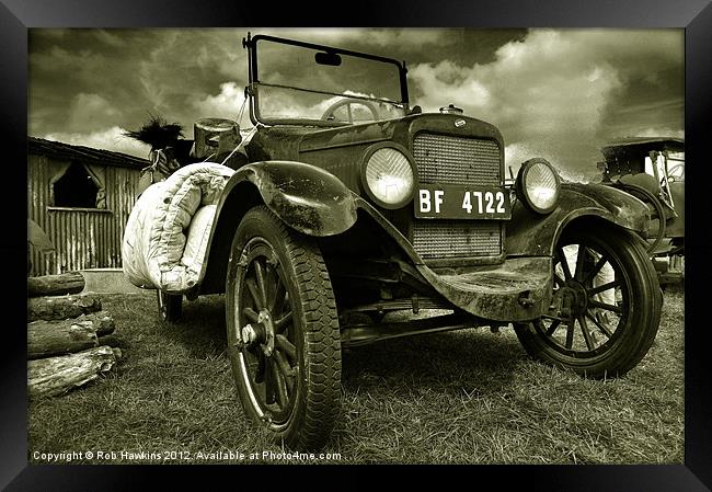 The old jalopy Framed Print by Rob Hawkins
