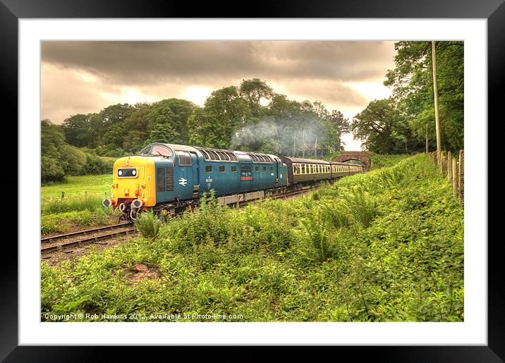 Deltic in Somerset Framed Mounted Print by Rob Hawkins