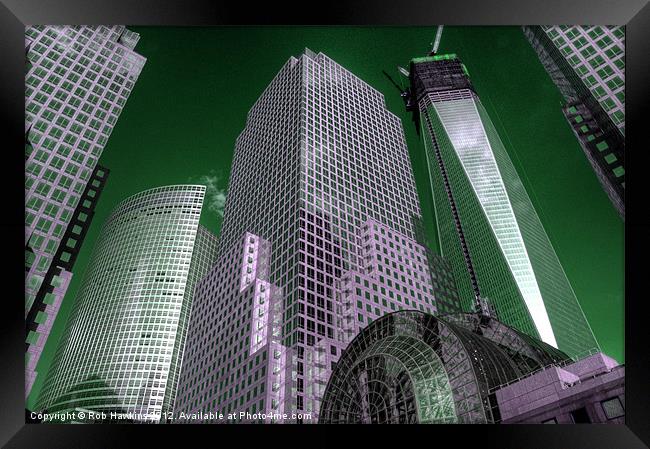 World Financial Centre 4 Framed Print by Rob Hawkins