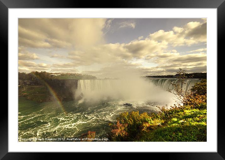 Maid in the Mist Framed Mounted Print by Rob Hawkins