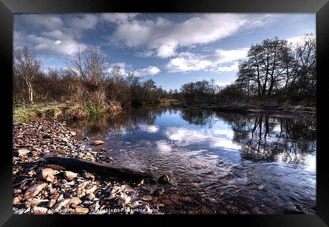 The River Culm at Five Fords Framed Print by Rob Hawkins