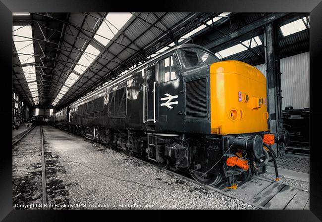 The BR class 45 Framed Print by Rob Hawkins