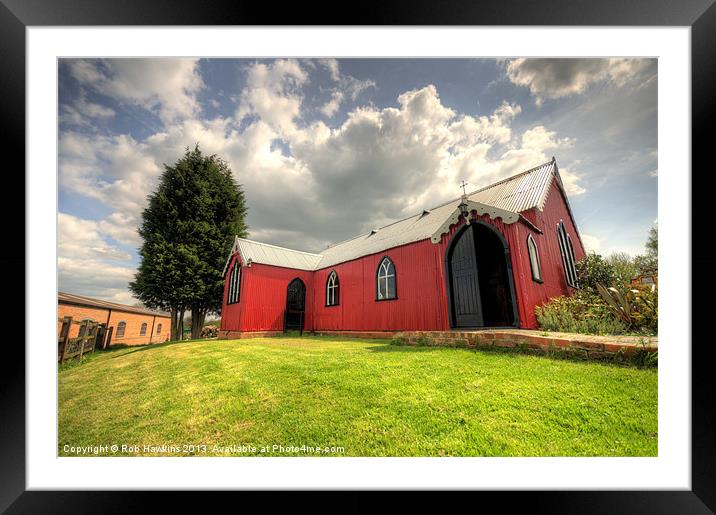 The Tin Tabernacle Framed Mounted Print by Rob Hawkins