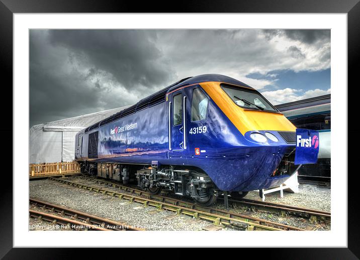 HST record breaker  Framed Mounted Print by Rob Hawkins