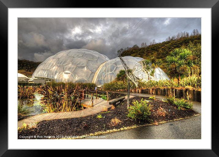 The Mediterranean Biome Framed Mounted Print by Rob Hawkins