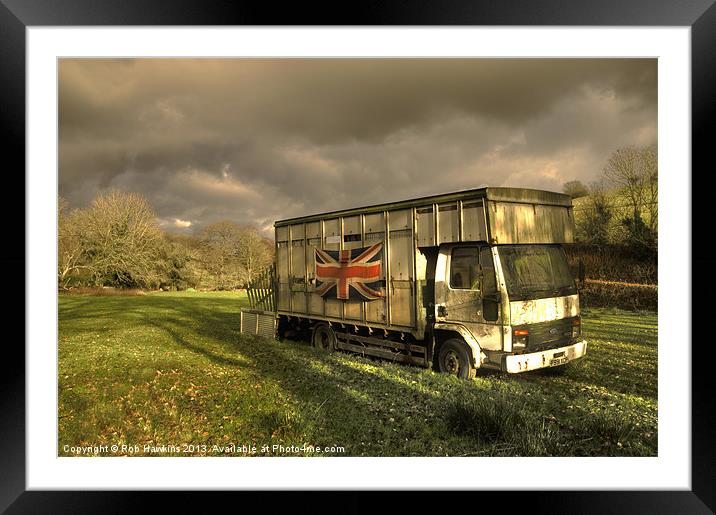 British Cargo Framed Mounted Print by Rob Hawkins